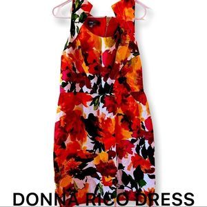 DONNA RICCO FLORAL DRESS SIZE 10!!